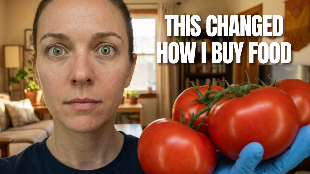 Person holding fresh homegrown tomatoes - This changed how I buy food
